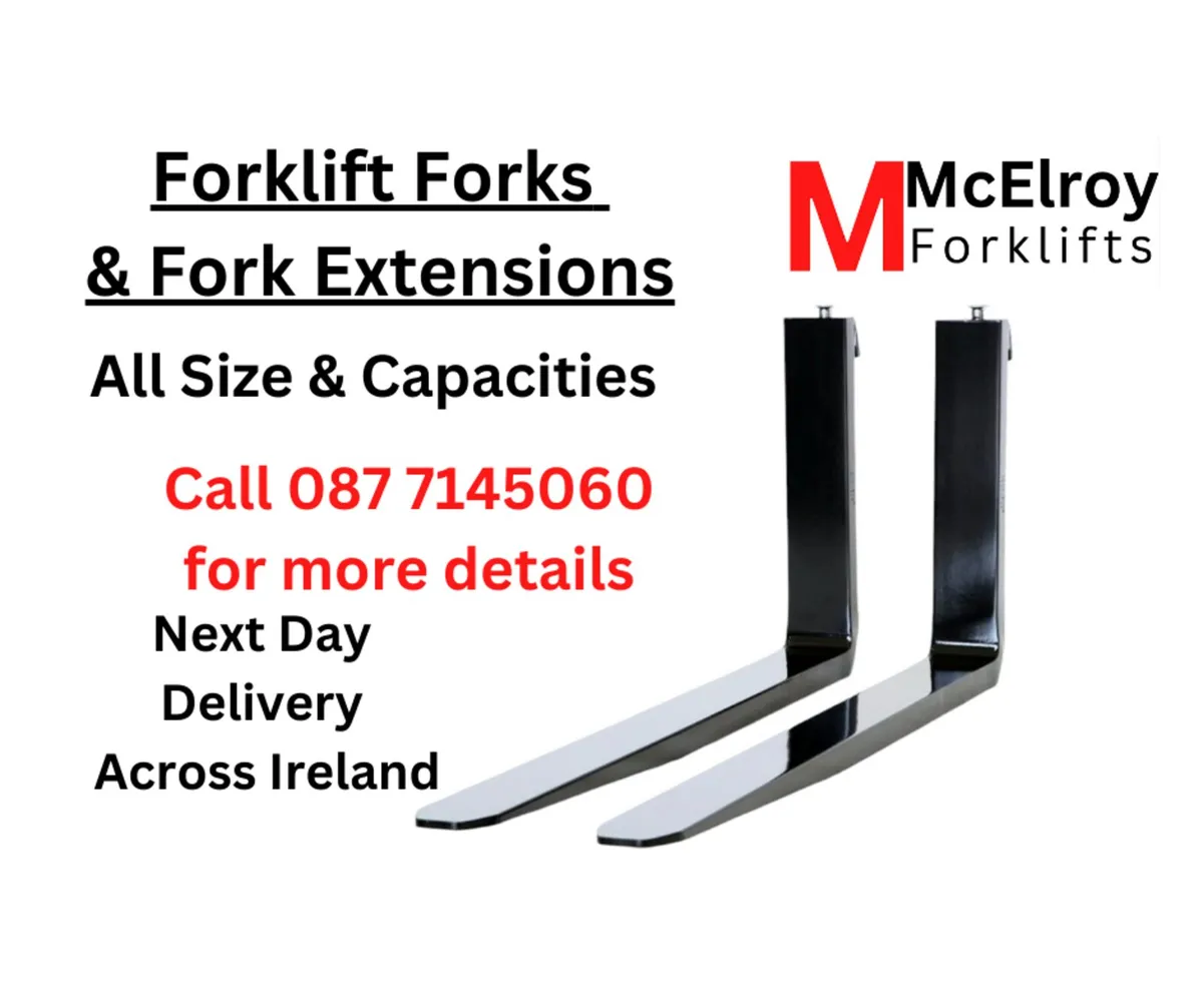 Forks & fork extensions @forklift parts direct - Image 1