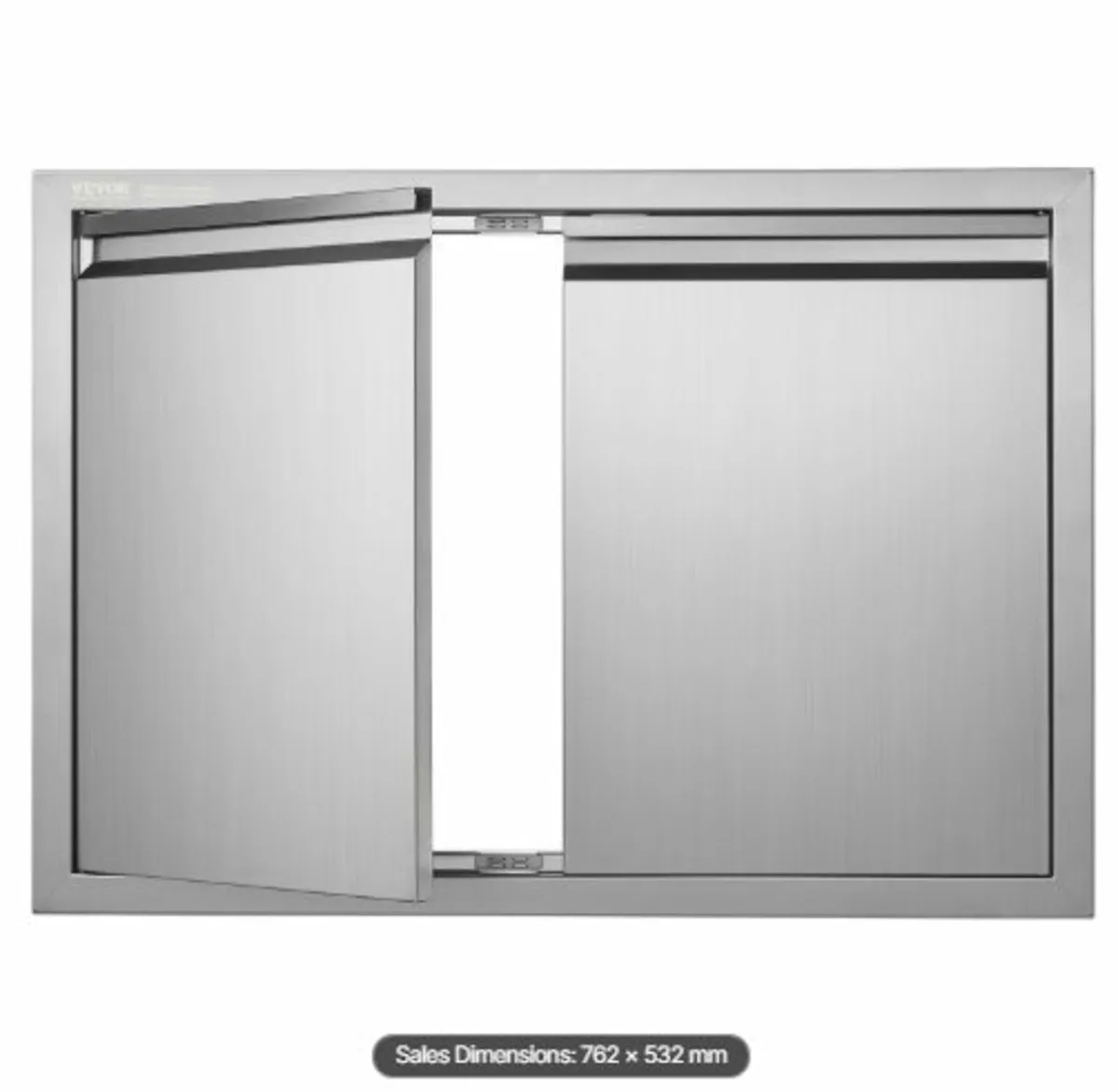 BBQ Access Door, 762x532 mm Double Outdoor Kitchen - Image 1