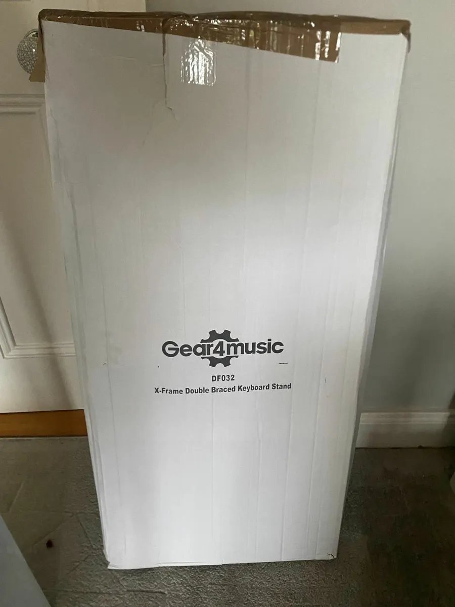 X Frame Double Braced Keyboard Stand - Image 2