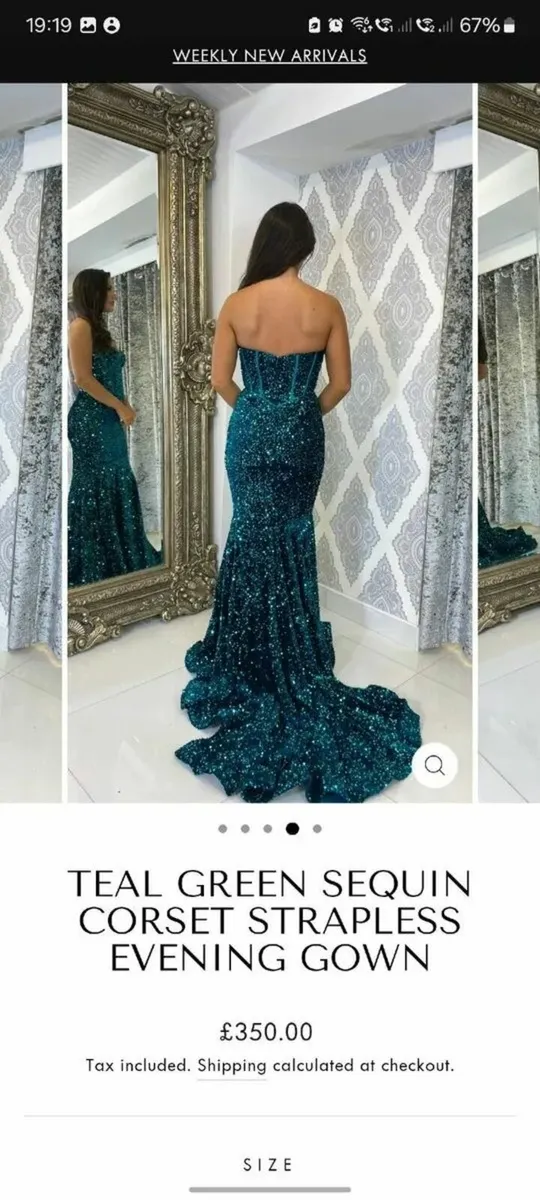 debs dress DANI UK 4 - 6 xs ty Christmas ball - Image 3