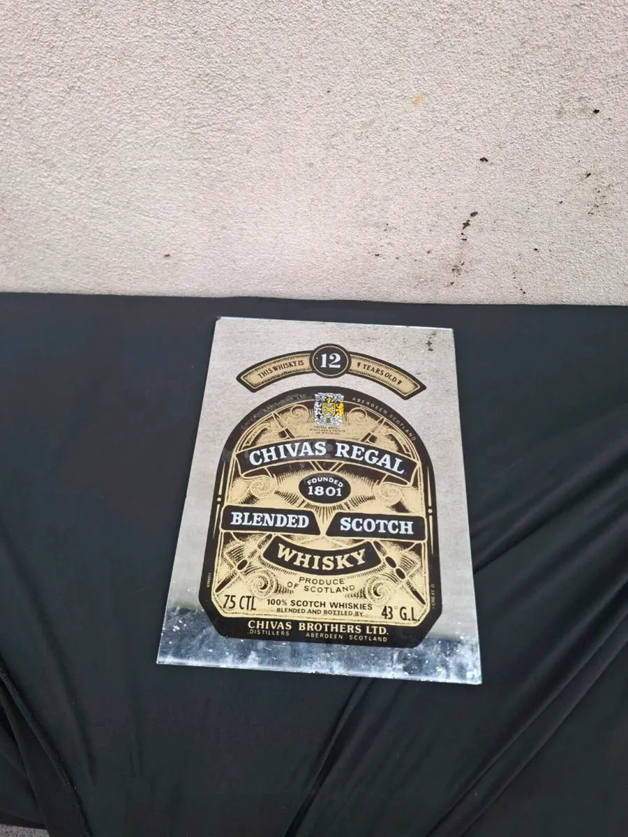 Chivas whiskey mirror postage possible