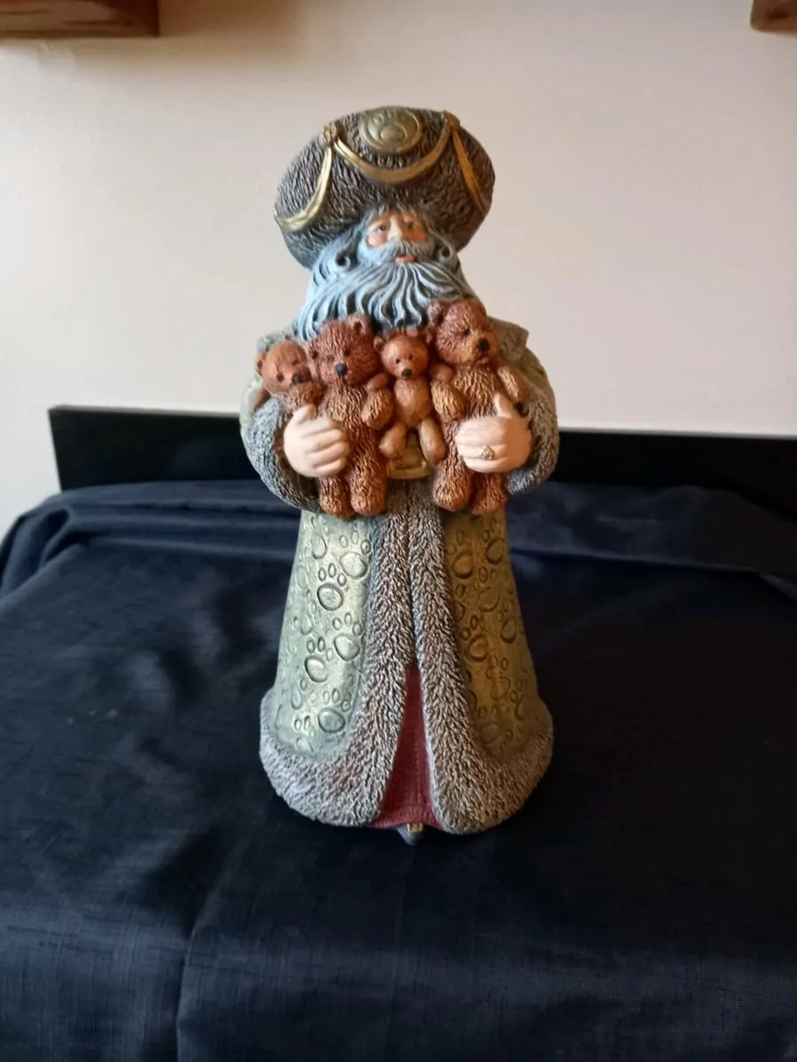 Christmas Ceramic Santa Ornament - Image 1