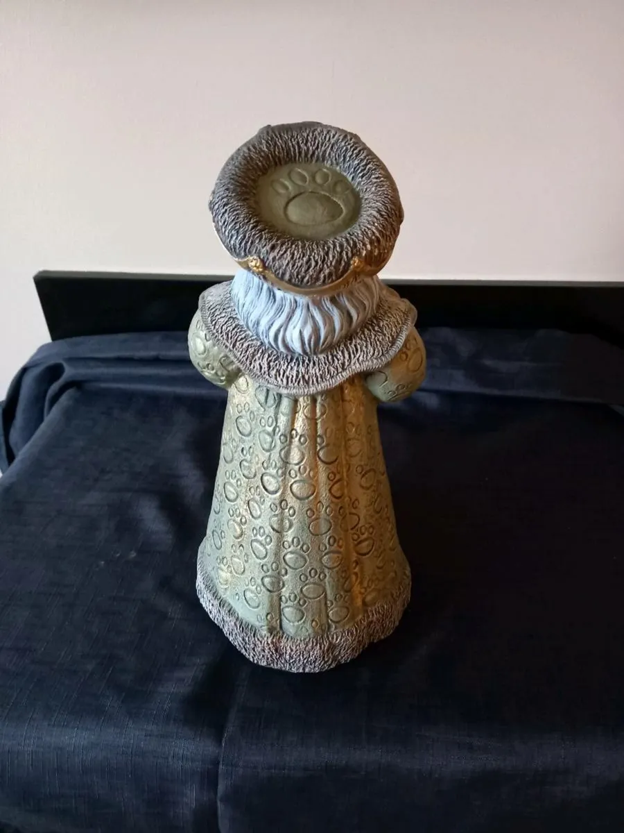 Christmas Ceramic Santa Ornament - Image 2