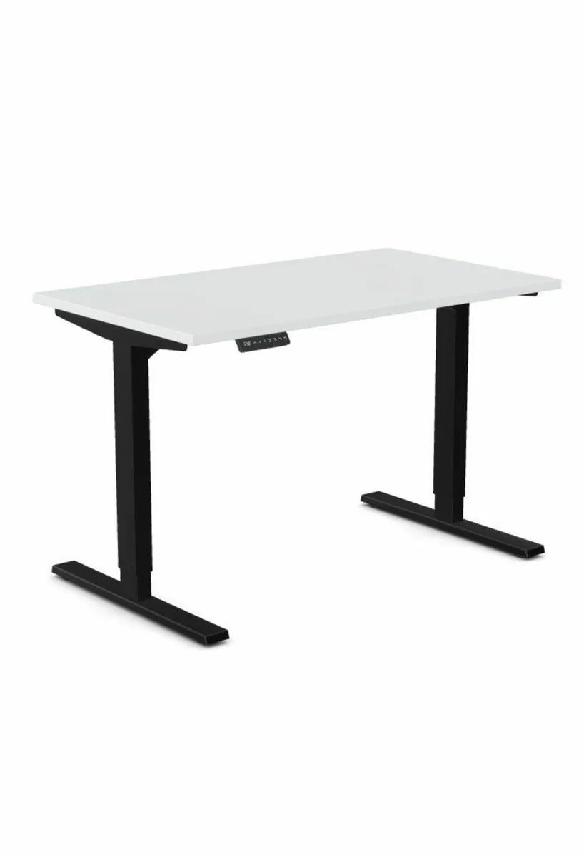 Grey 1200mm Sit-Stand Office Desk - Image 2