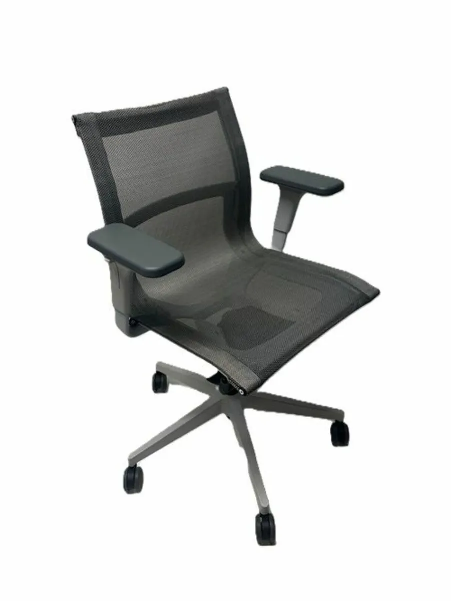 ♻️Used Grey Mesh ICF UNA Plus Office Chair♻️ - Image 1