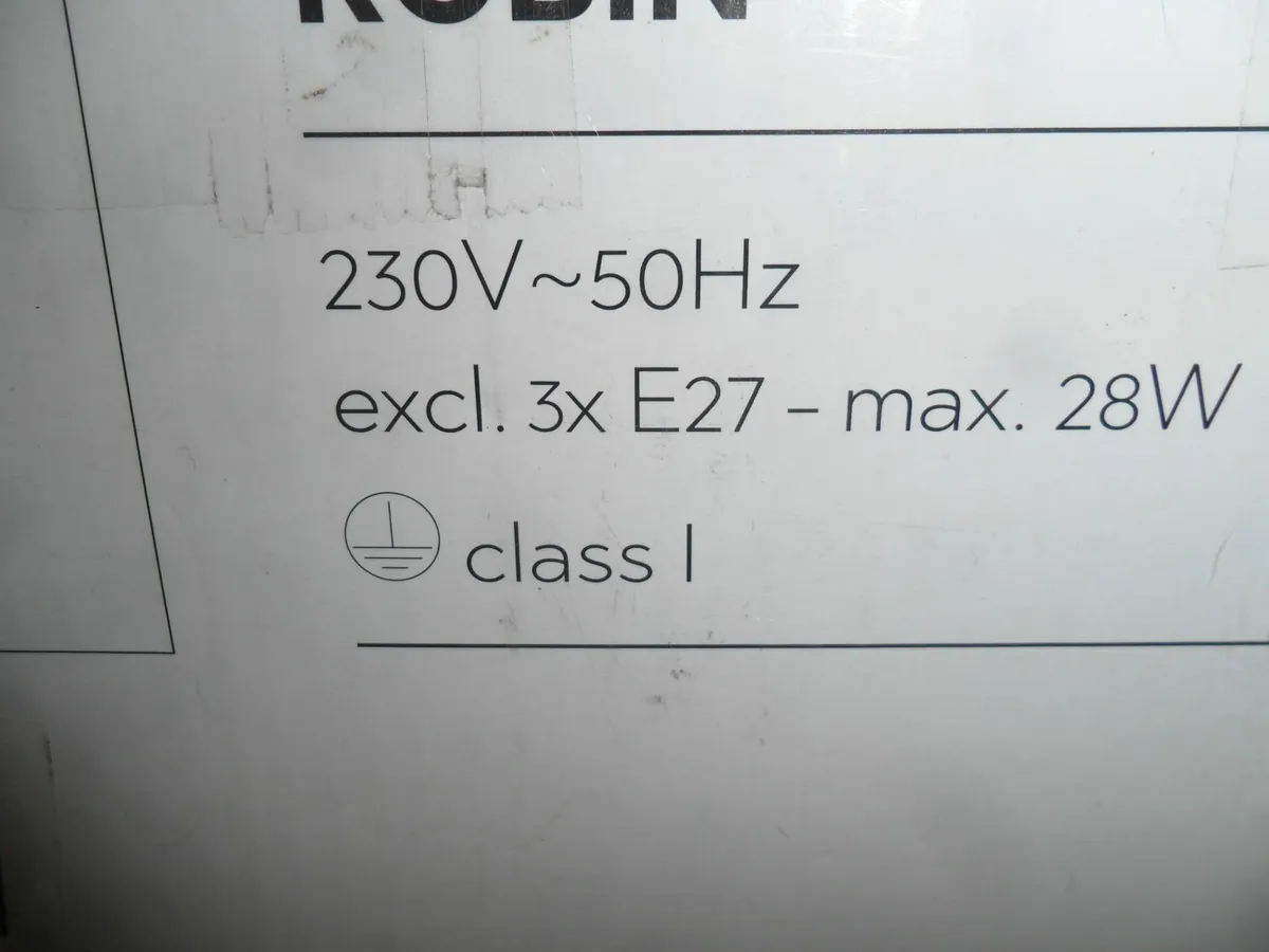 Modern Robin III smoke glass pendant lamp Trio - Image 3