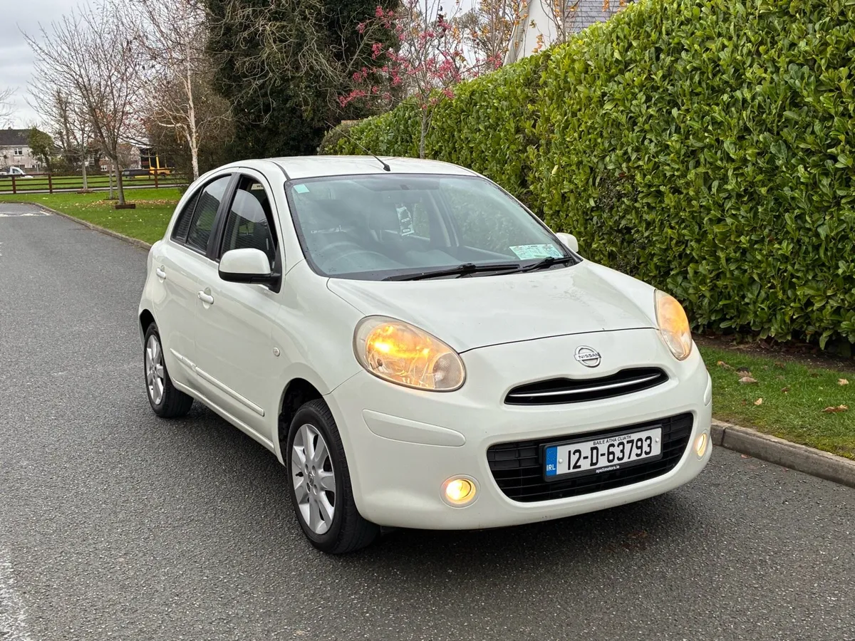2012 Nissan Micra 1.2petrol Nct and tax low miles - Image 1