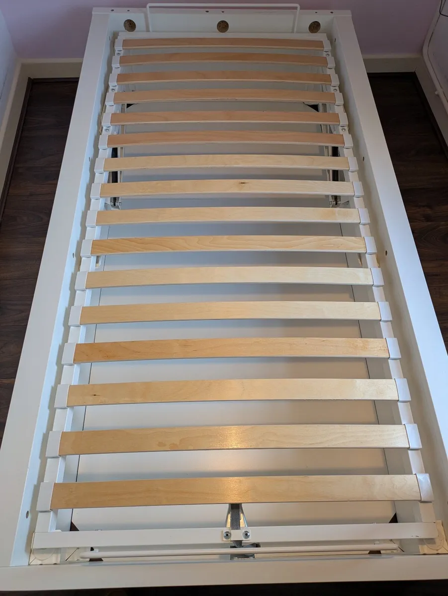 IKEA MALM Ottoman bed, white, Standard Single - Image 4