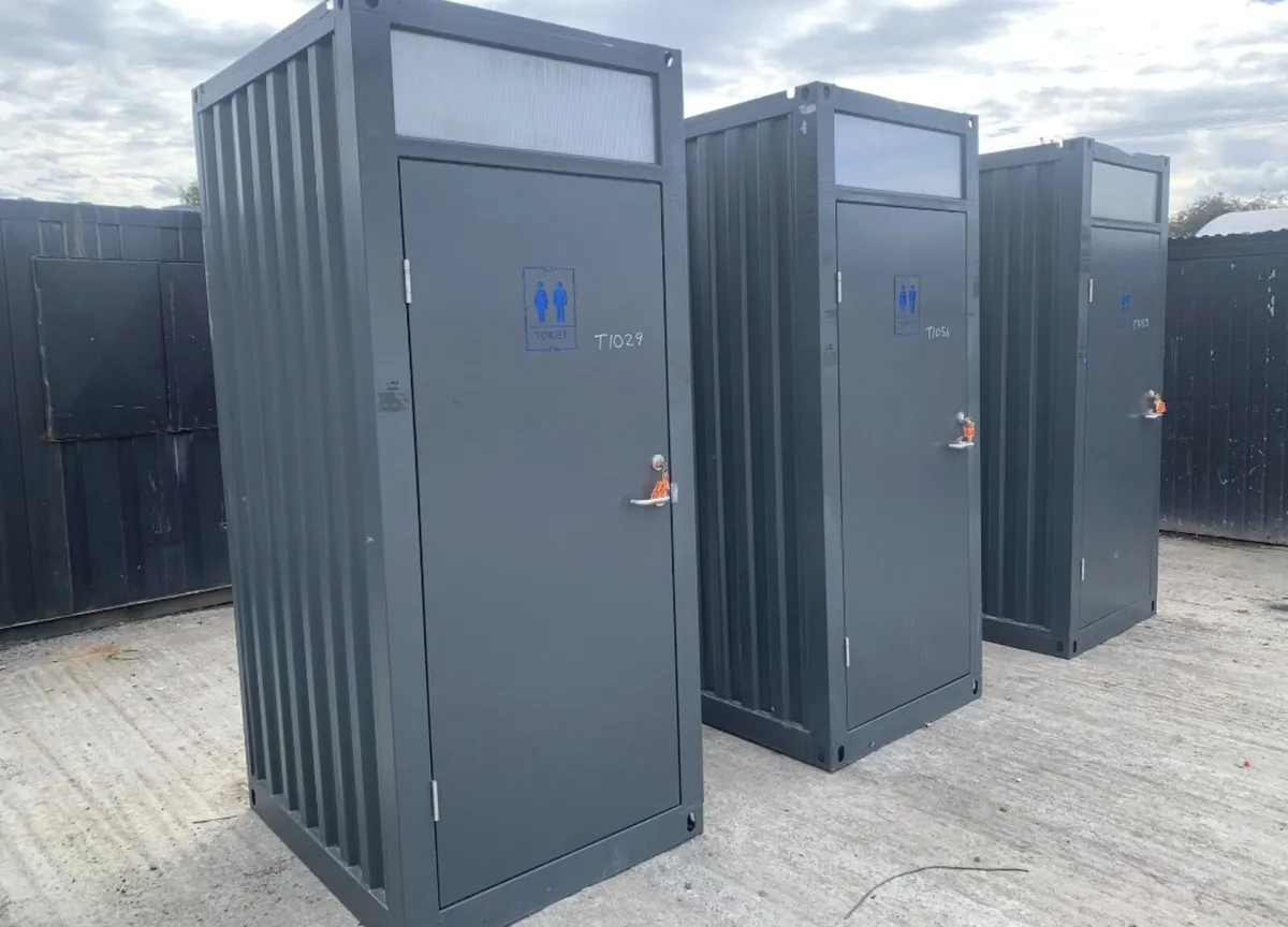 Single Steel Toilet Block - Image 1