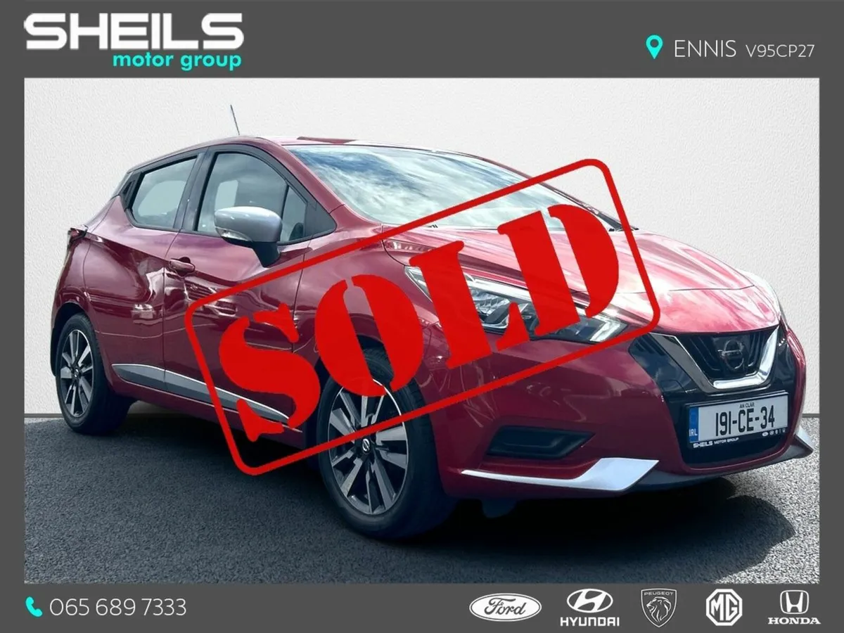 Nissan Micra *SOLD* 1.0 Petrol SV - Image 1