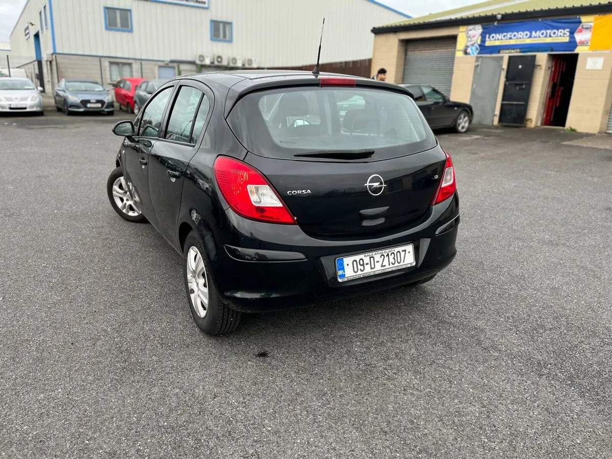 Opel Corsa 2009 1.2 Petrol Black Fresh NCT High Sp - Image 4