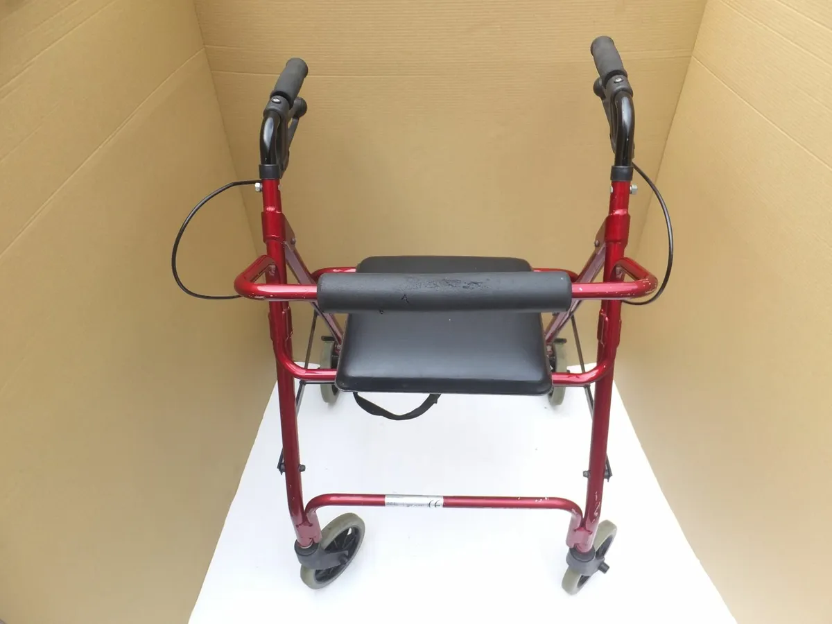 Mobility Rollator Walker + brakes - Image 3