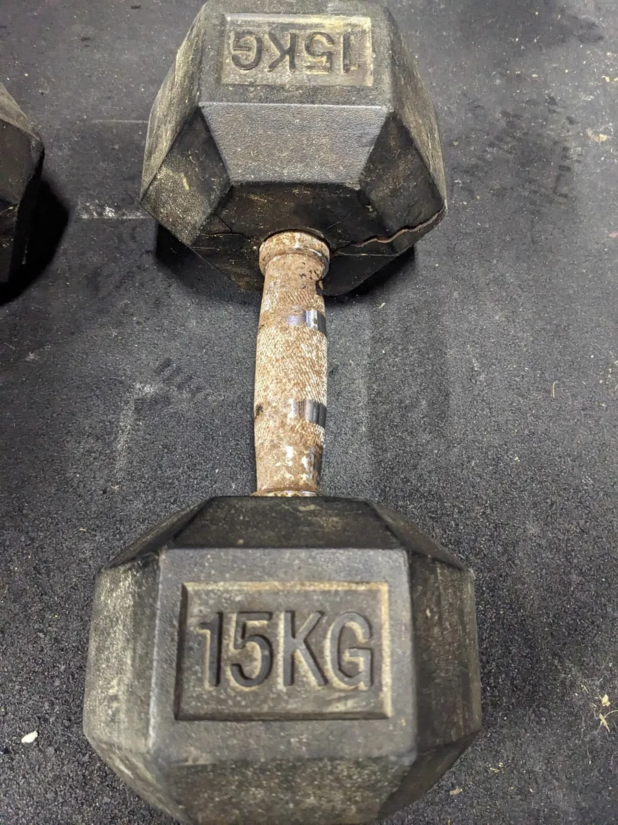 Single Hex Dumbbell – 15KG (Individual)