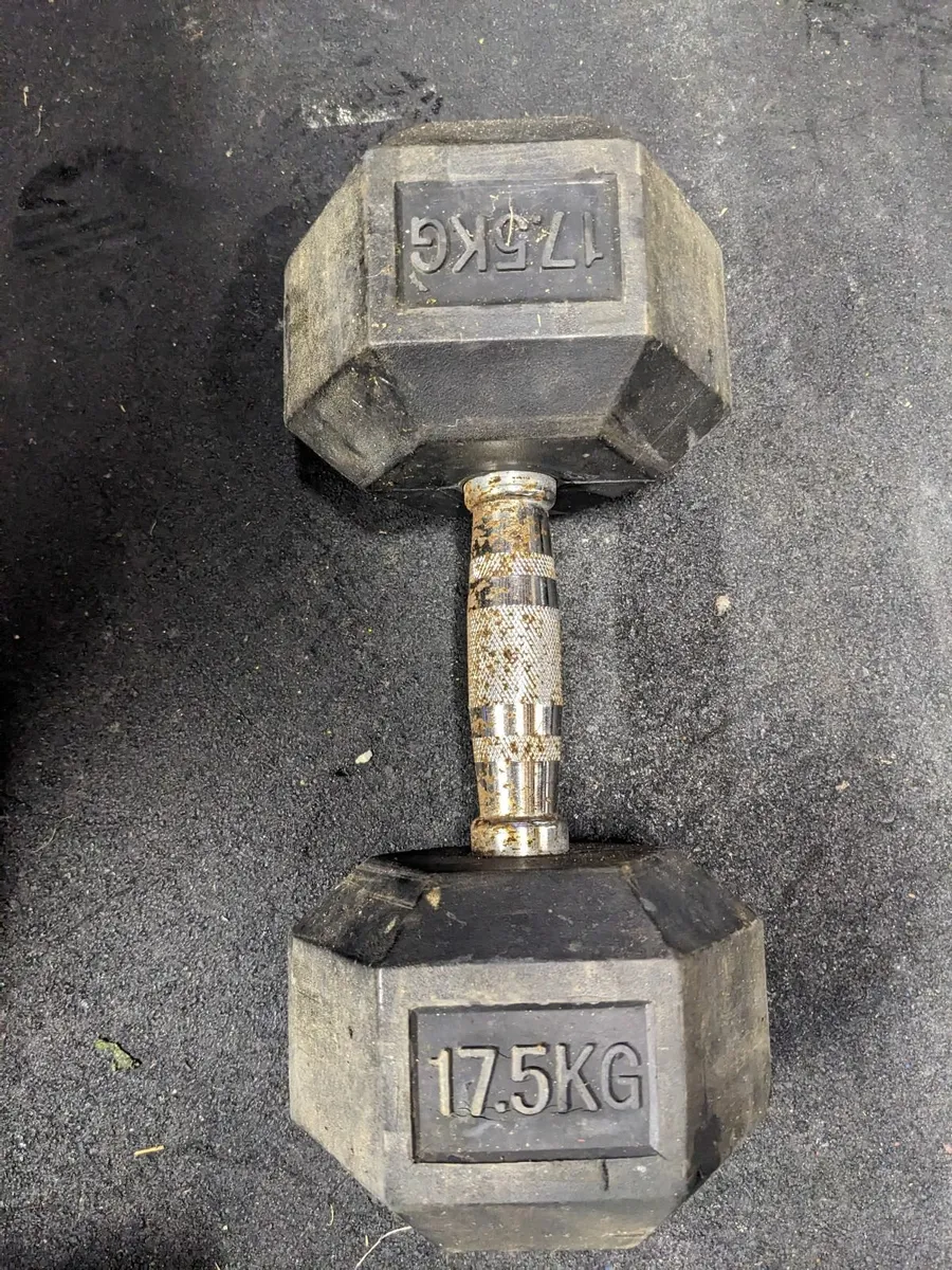 Single Hex Dumbbell – 17.5KG (Individual)