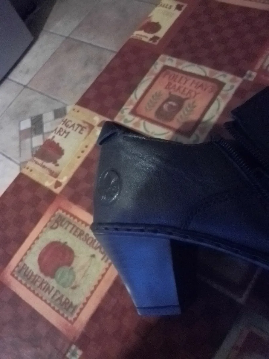 Ladies ankle boots (black) made by Reiker - Image 4