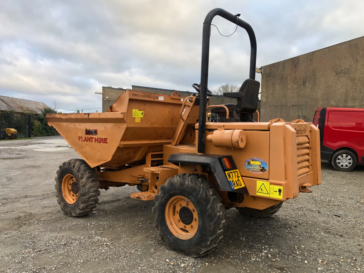 5 tonne barford straight tip dumper - Image 3