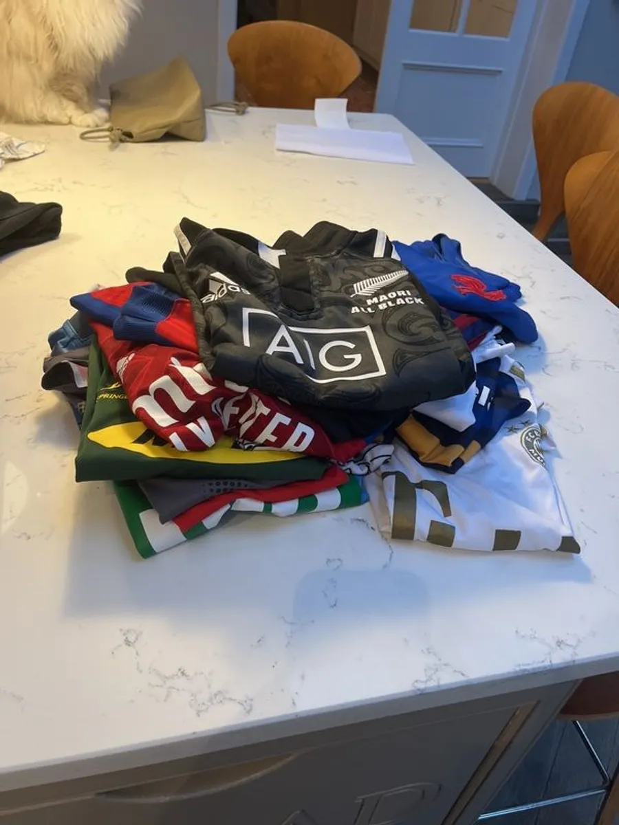 jerseys ! my son is selling his jersey collection would fit an 8 to 10 year old - Image 3