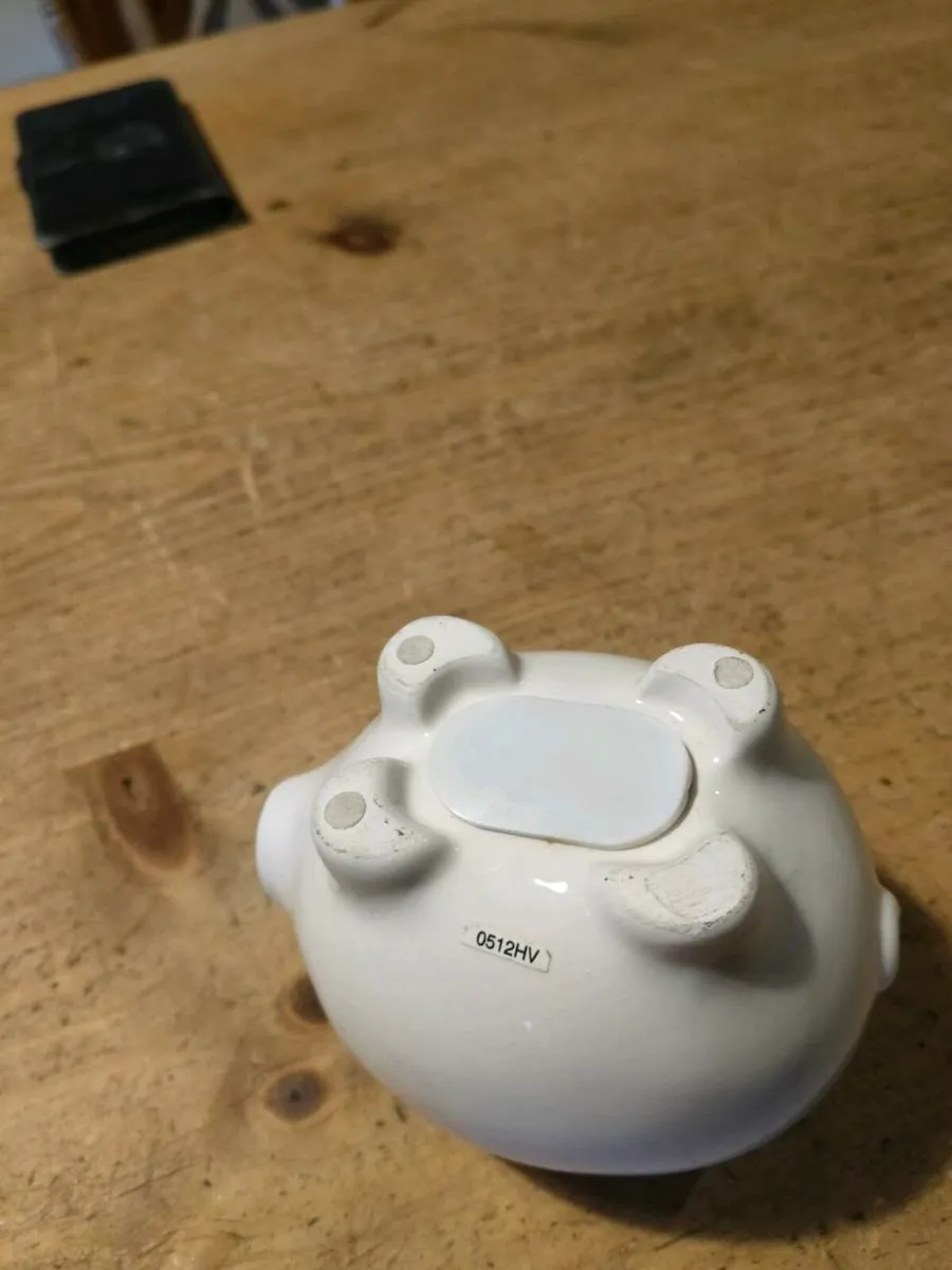 Ceramic Money box new never used Mr and mrs - Image 3