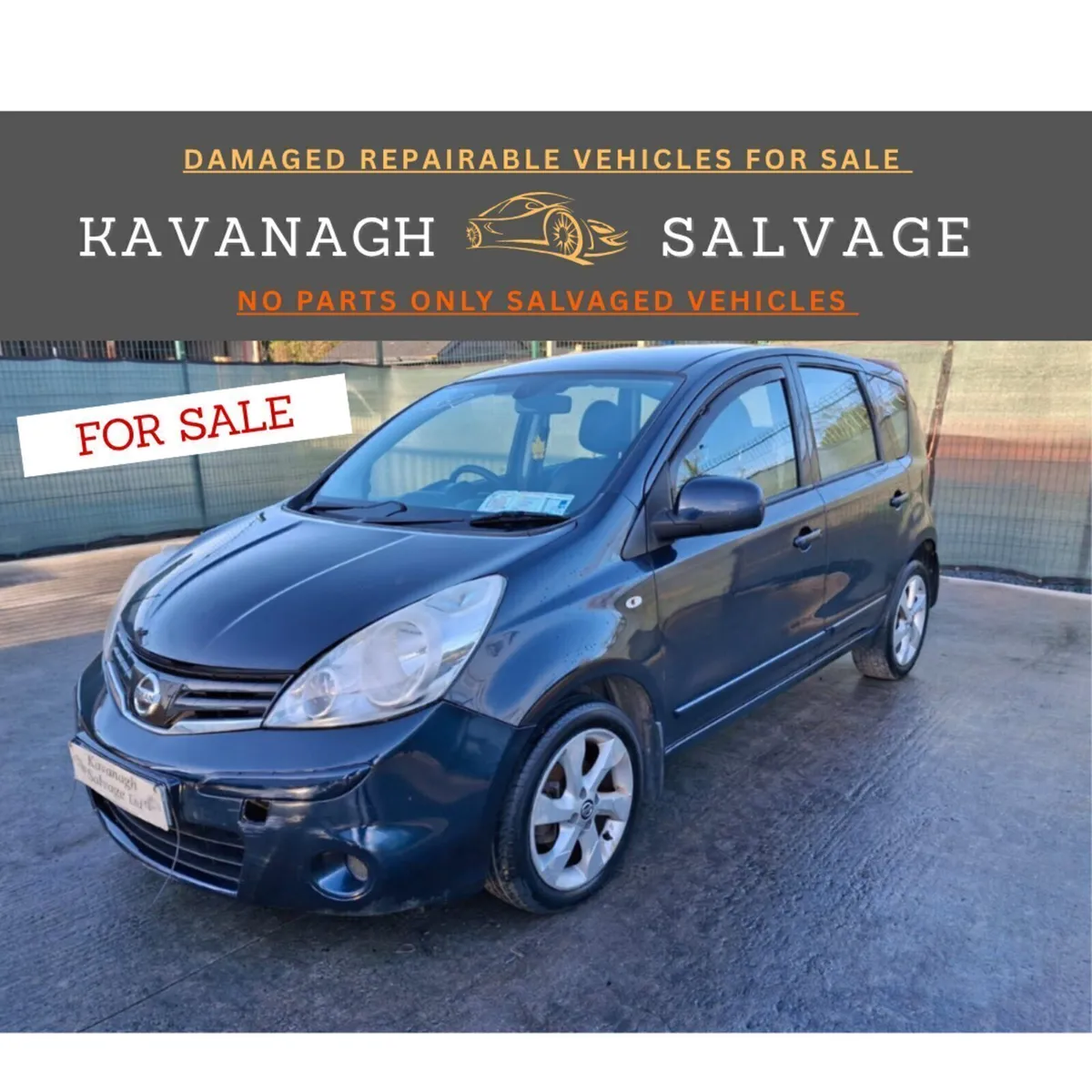 *2013 Nissan Note light damage - Image 1