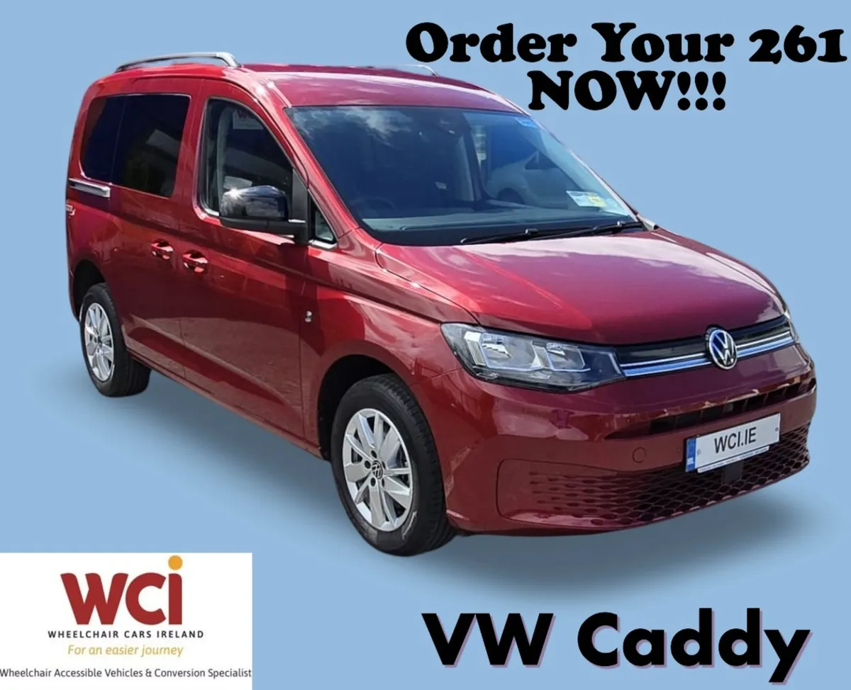 Order your 2026 Wheelchair Accessible VW Caddy NOW