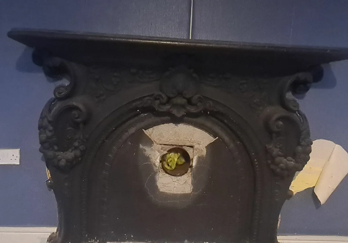 Wrought Iron Fireplace Surround - Image 1