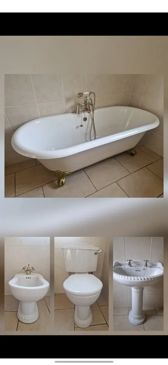 Cast iron Bath & suite - Image 1