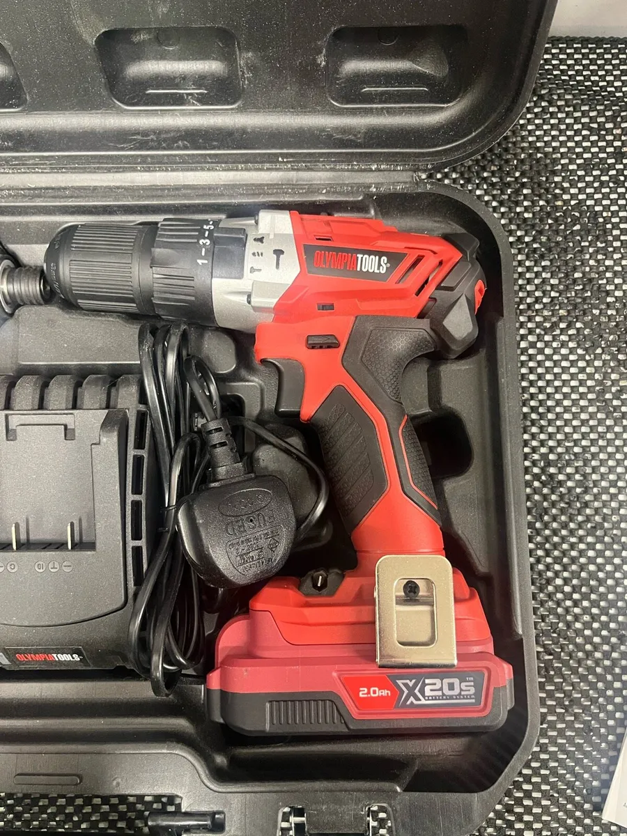 Olympia Tools Cordless Drill + Impact Driver Set - Image 2