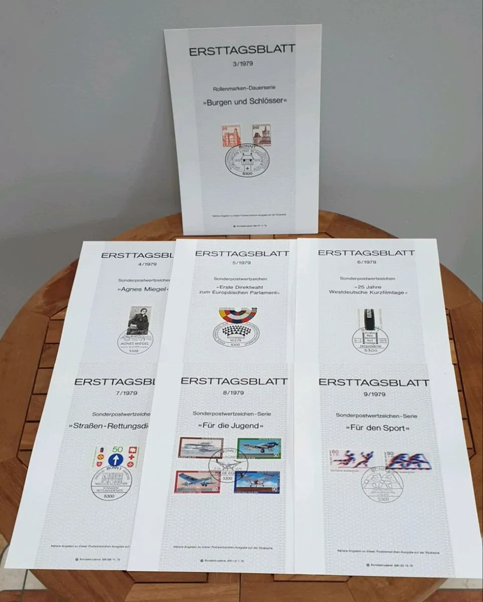 German Ersttagblatt 1979 - Image 1