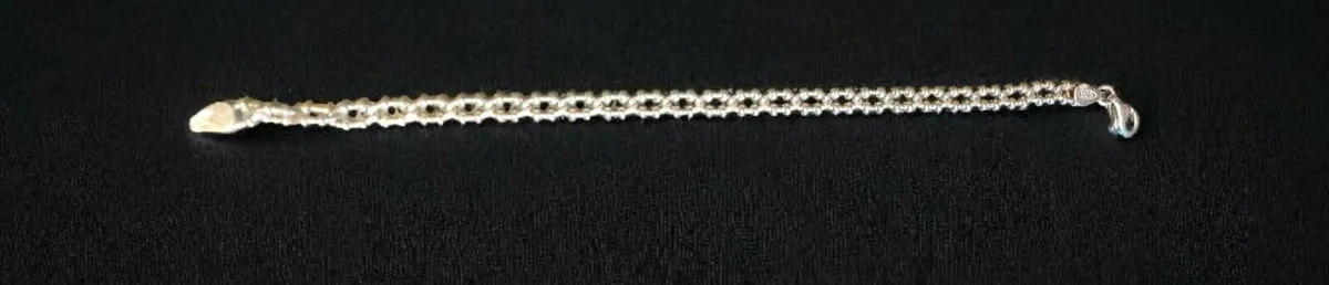 Lovely sterling silver bracelet 19cm - Image 1