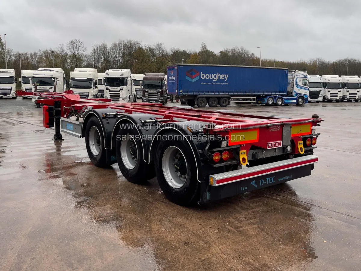 2022 D-TEC GOOSENECK SLIDING SKELETAL TRAILER - Image 4