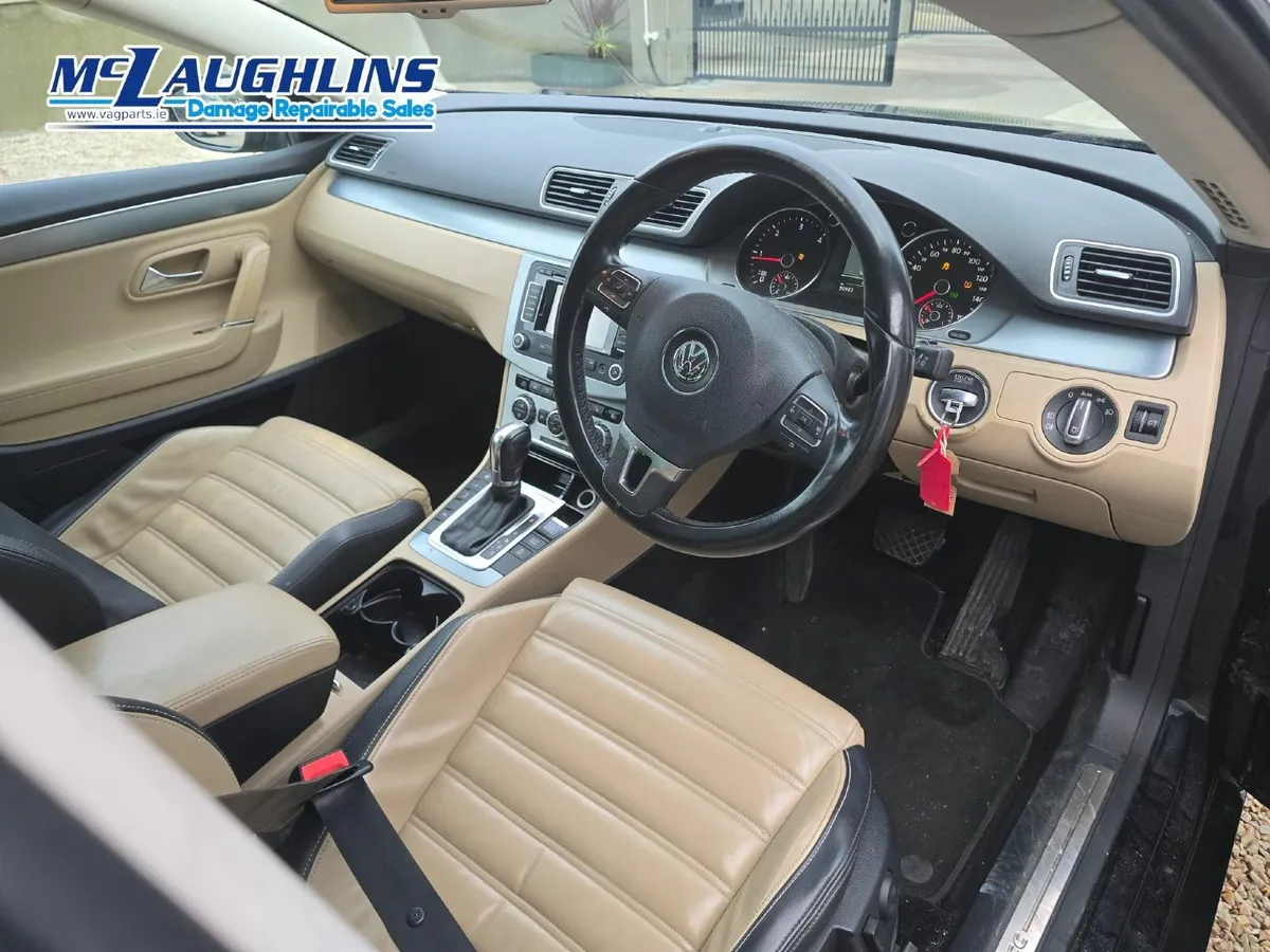 VW Passat CC Black 2013 GT Bluemotion Coupe 2.0L - Image 2