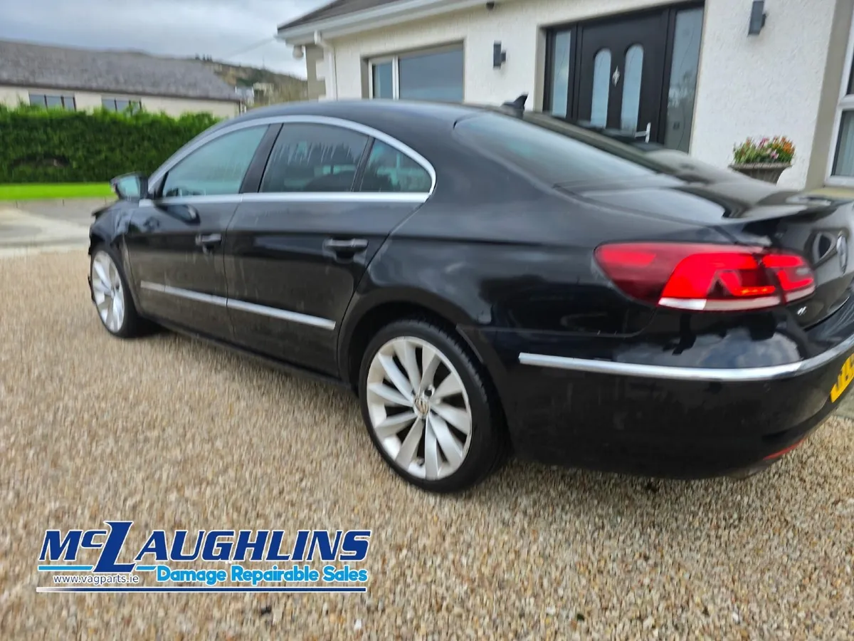 VW Passat CC Black 2013 GT Bluemotion Coupe 2.0L - Image 3