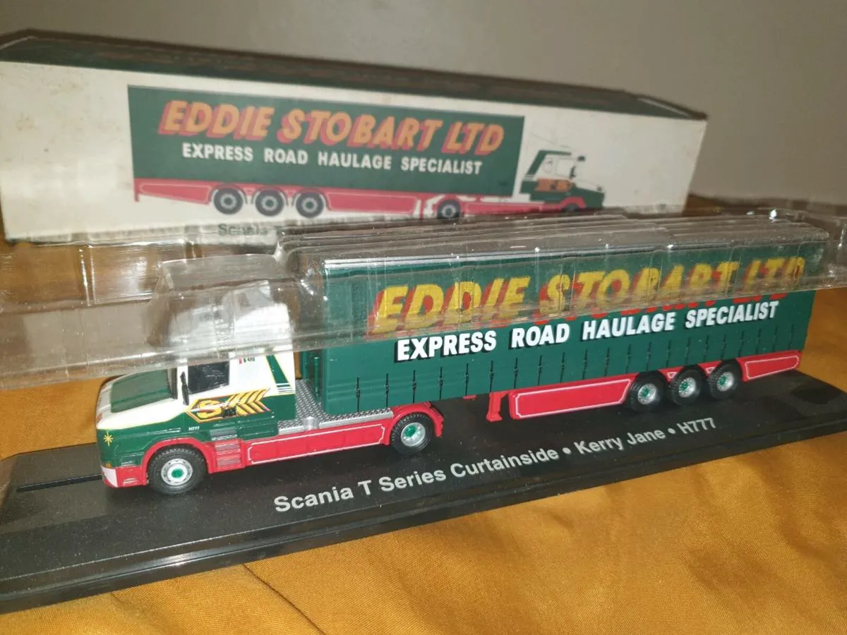 T SPEC EIDDIE STOBART LORRY DIE.CAST SCANIA T - Image 1
