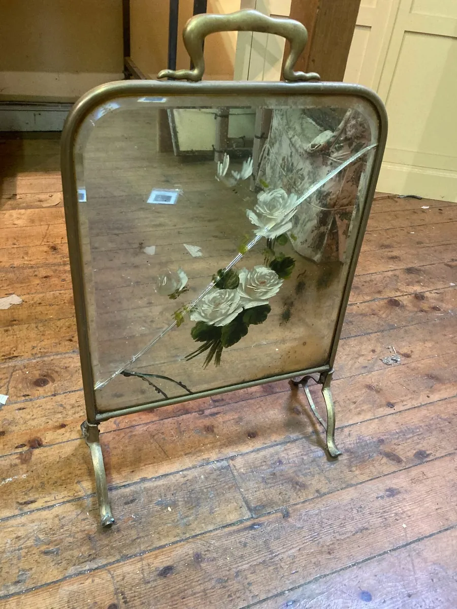 Antique Fire Screen - Image 1
