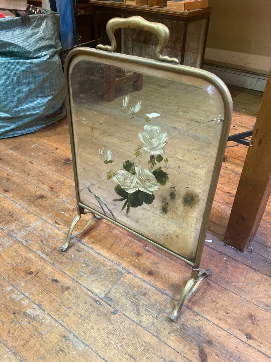 Antique Fire Screen - Image 4