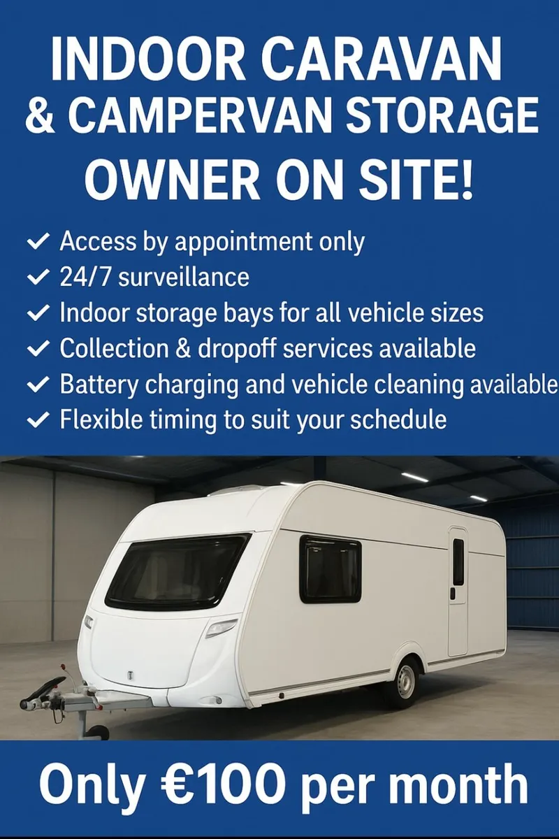 Indoor Caravan / campervan storage