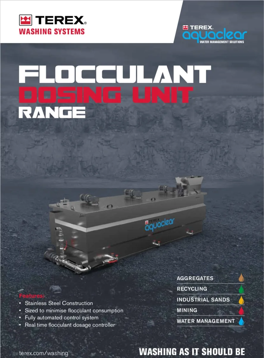 TEREX WASHING SYSTEMS FLOC DOSING UNIT FOR SALE - Image 1