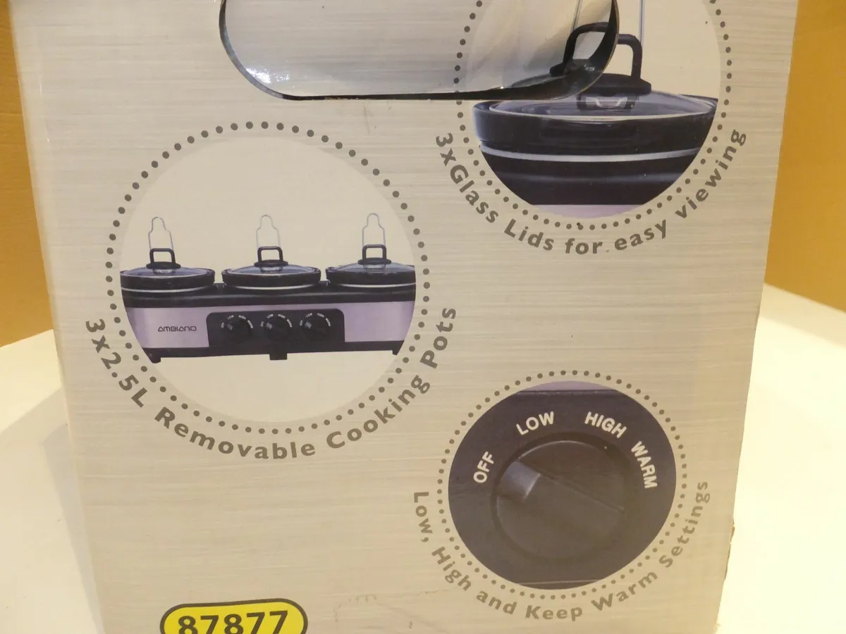 Ambiano Triple Slow Cooker - Image 2