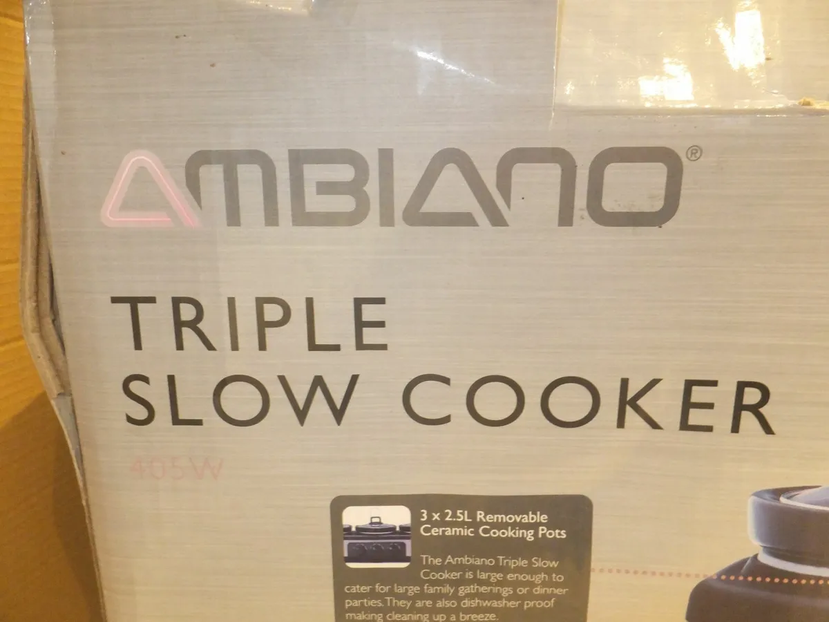 Ambiano Triple Slow Cooker - Image 4