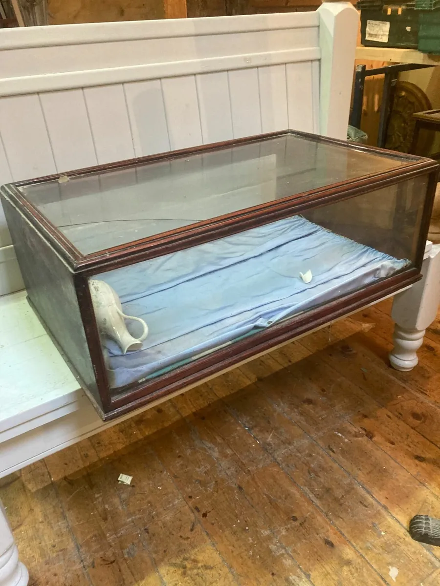 Antique Glass Display Case - Shop Display. - Image 1