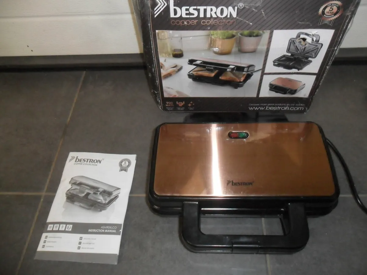 Sandwich pan Bestron ASM90XLCO - Image 1