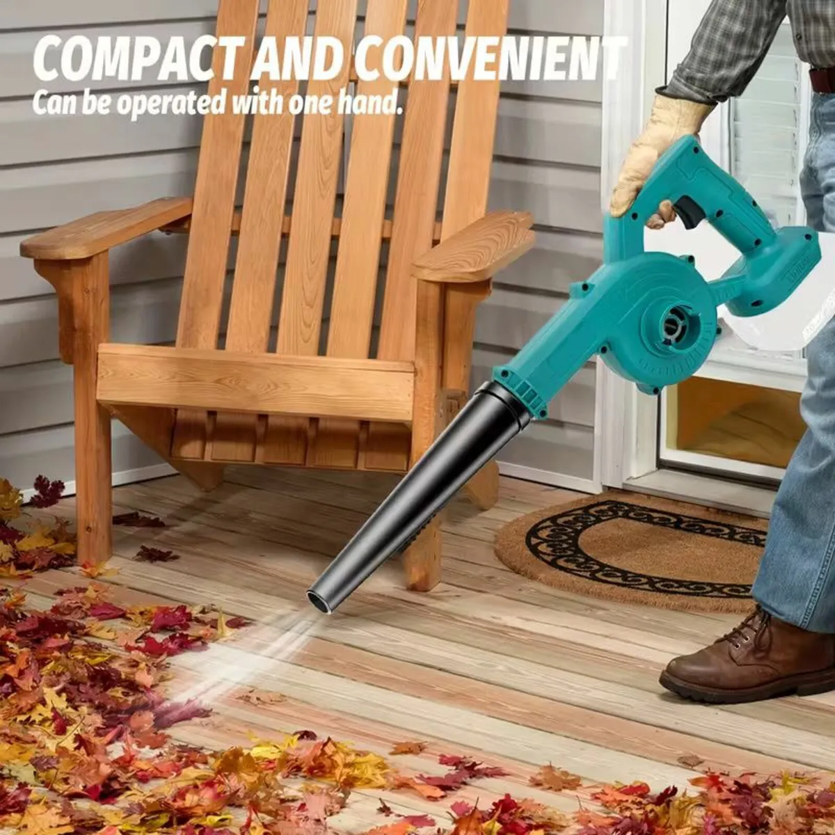 Cordless Leaf Blower with 2 Batteries 3000mAh - Image 3