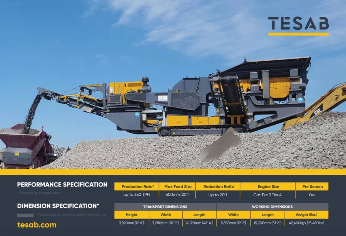 TESAB 1012T IMPACT CRUSHER - Image 3