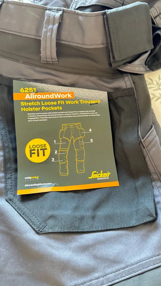 Snickers work trousers - Image 1