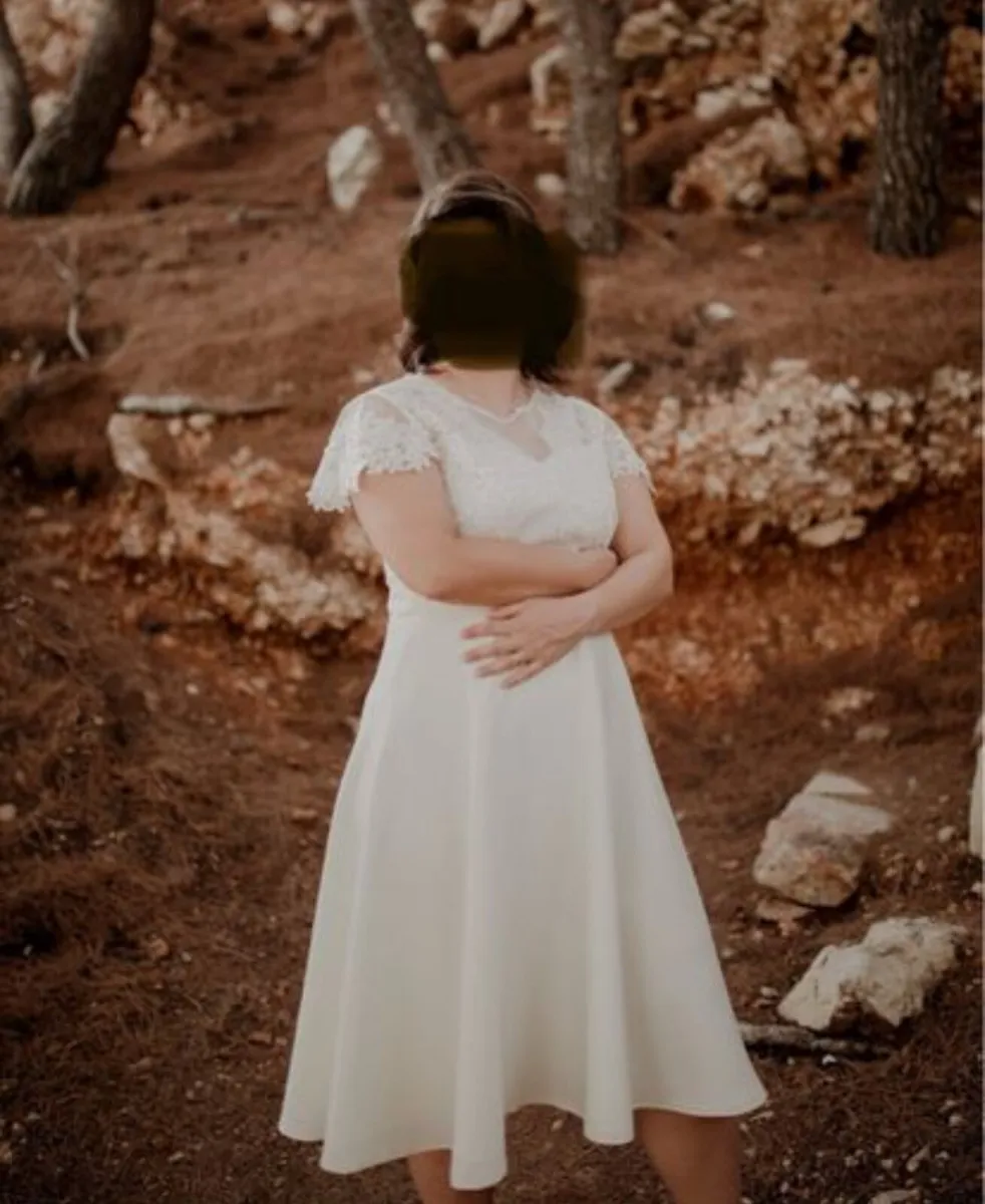 Designer Custom Made Wedding Dress - Image 1