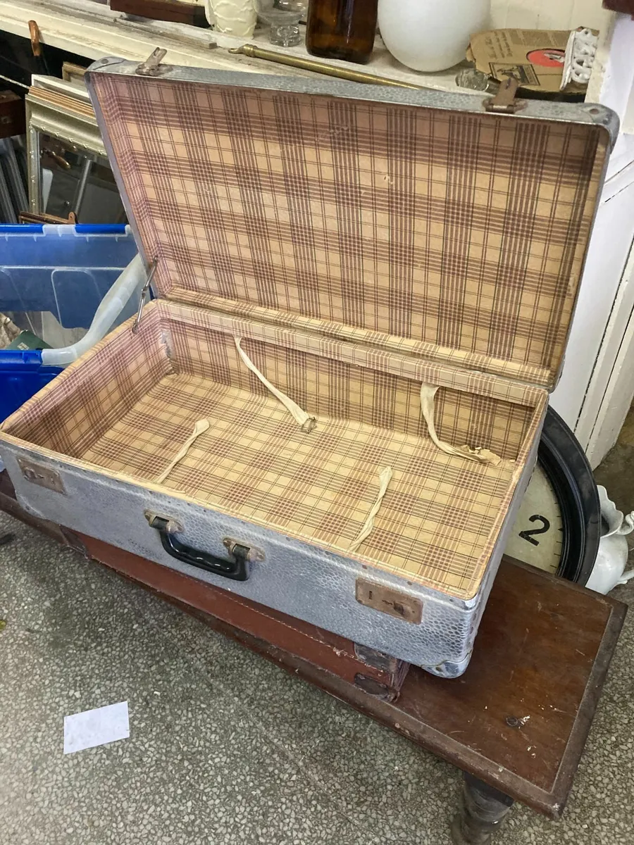 Vintage Suitcase - Post WWII- Aluminium - Image 4