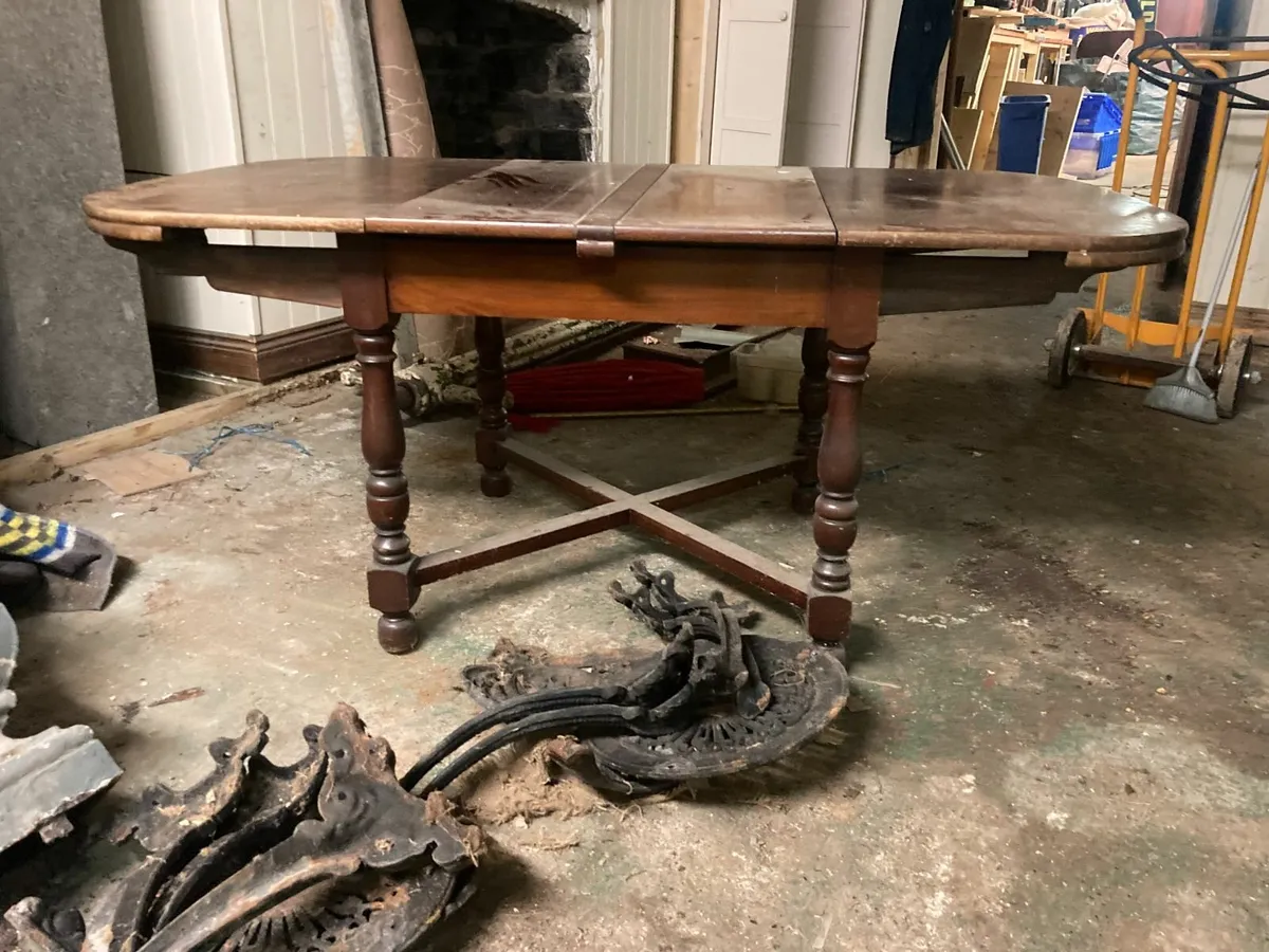 Dining Table- Antique- Extending - Image 3