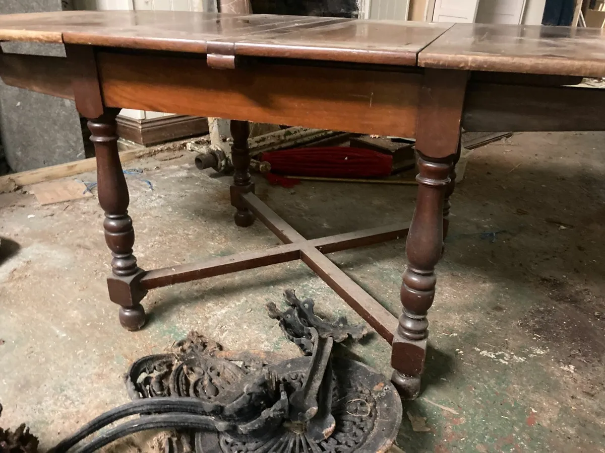 Dining Table- Antique- Extending - Image 4