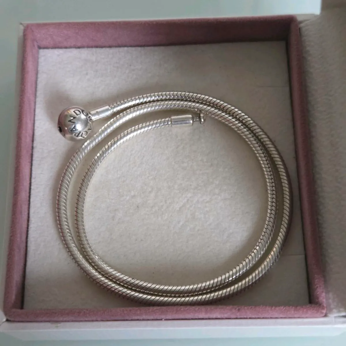 Pandora necklace moments claps size 40cm - Image 3