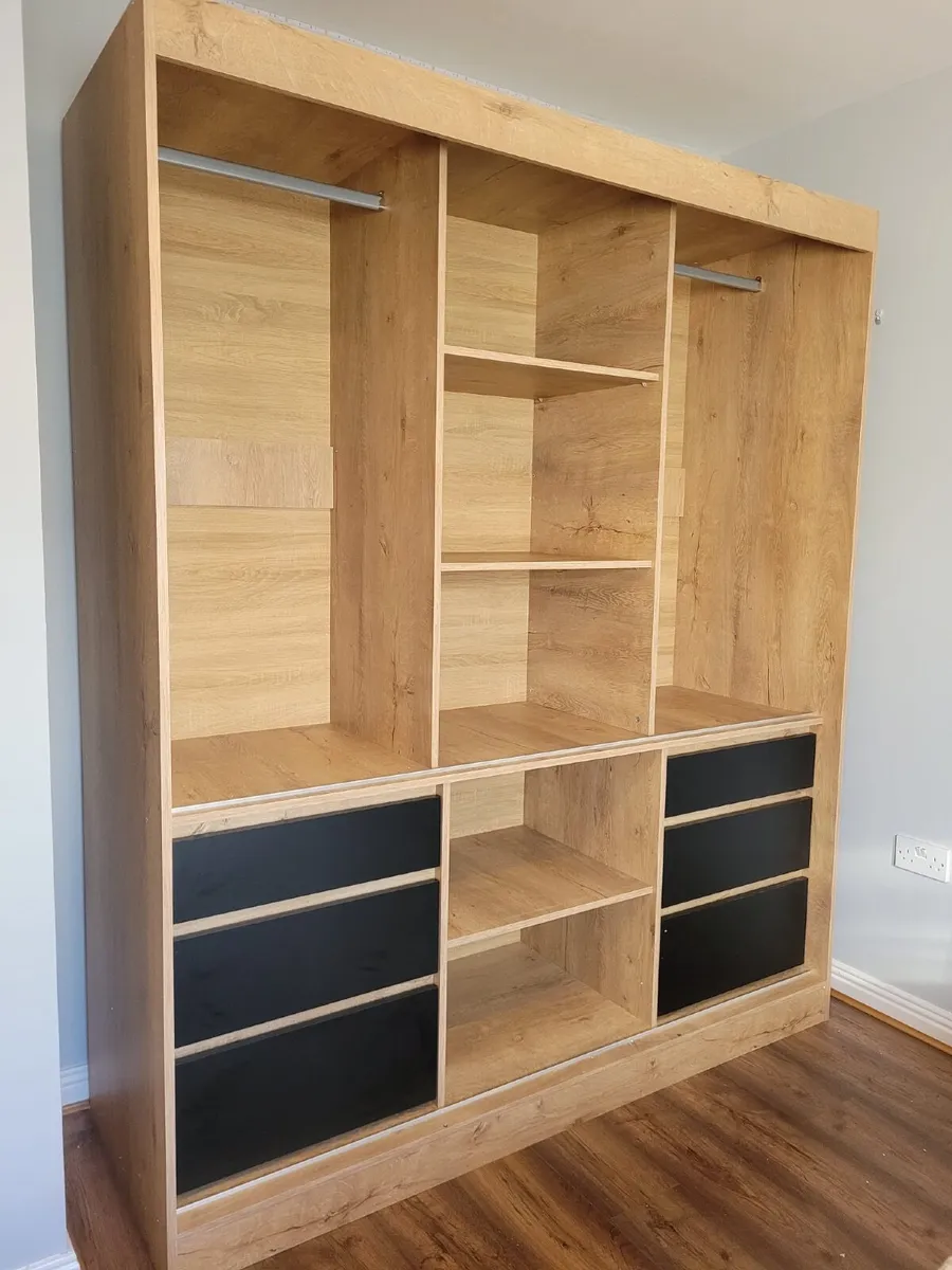 Wardrobe HAITI 180cm Oak Lefkas *FREE DELIVERY - Image 2